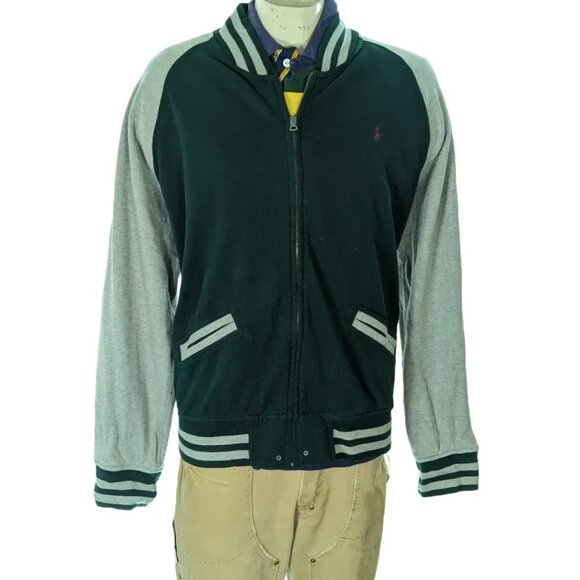Polo Ralph Lauren Other - Polo Ralph Lauren Varsity Jacket Cotton Blend Sz XXL EUC